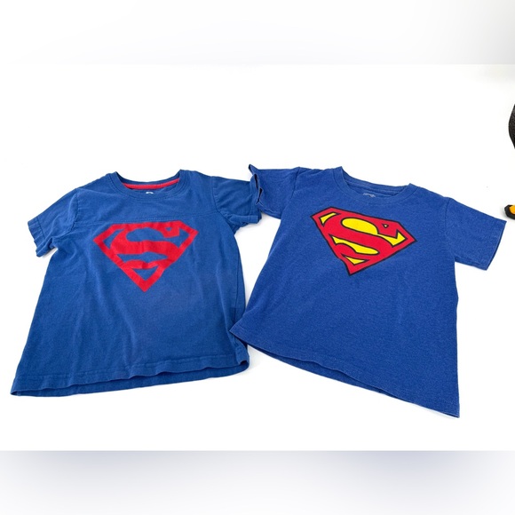superman Other - Superman Kids Short Sleeve Tees - Blue Size 5